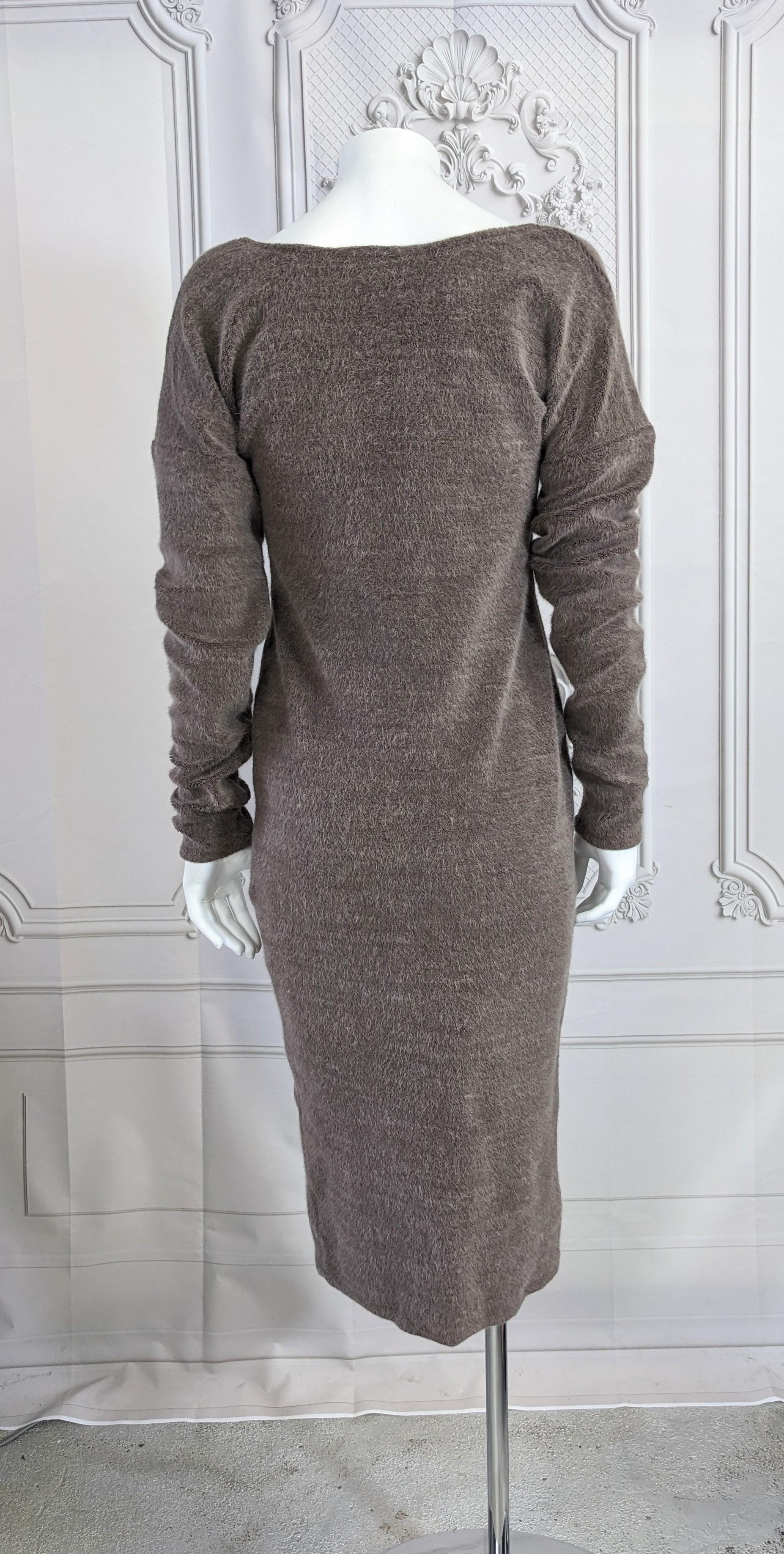 Elongated Mohair Wiggle Dress, Studio VL In Good Condition For Sale In New York, NY