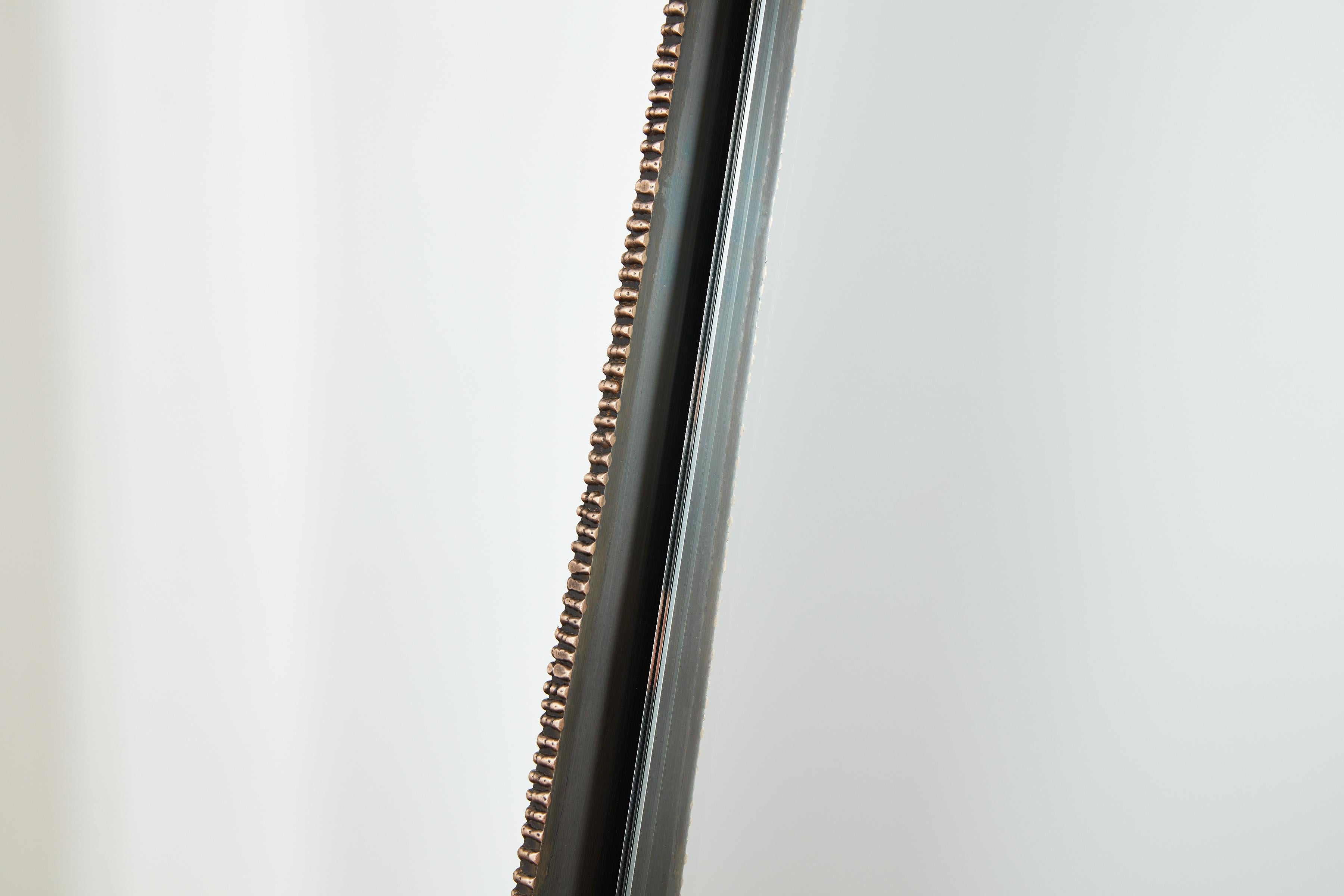 Elongated Molten Mirror by William Emmerson  For Sale 8