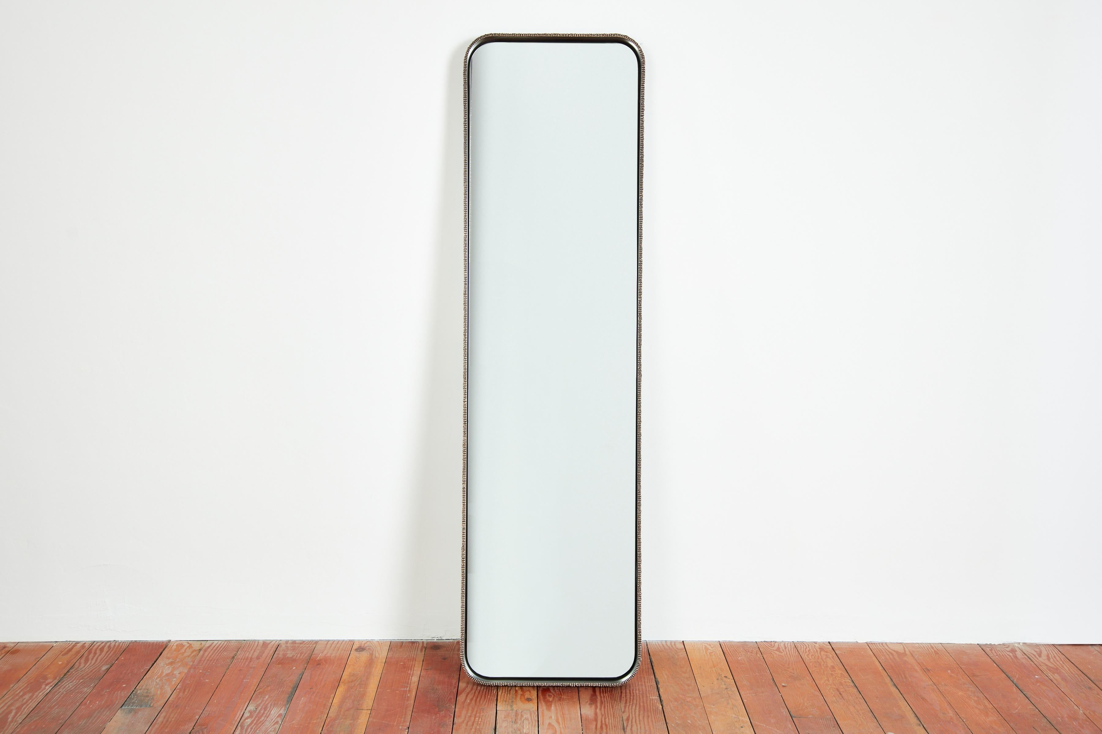 Contemporary Elongated Molten Mirror by William Emmerson  For Sale