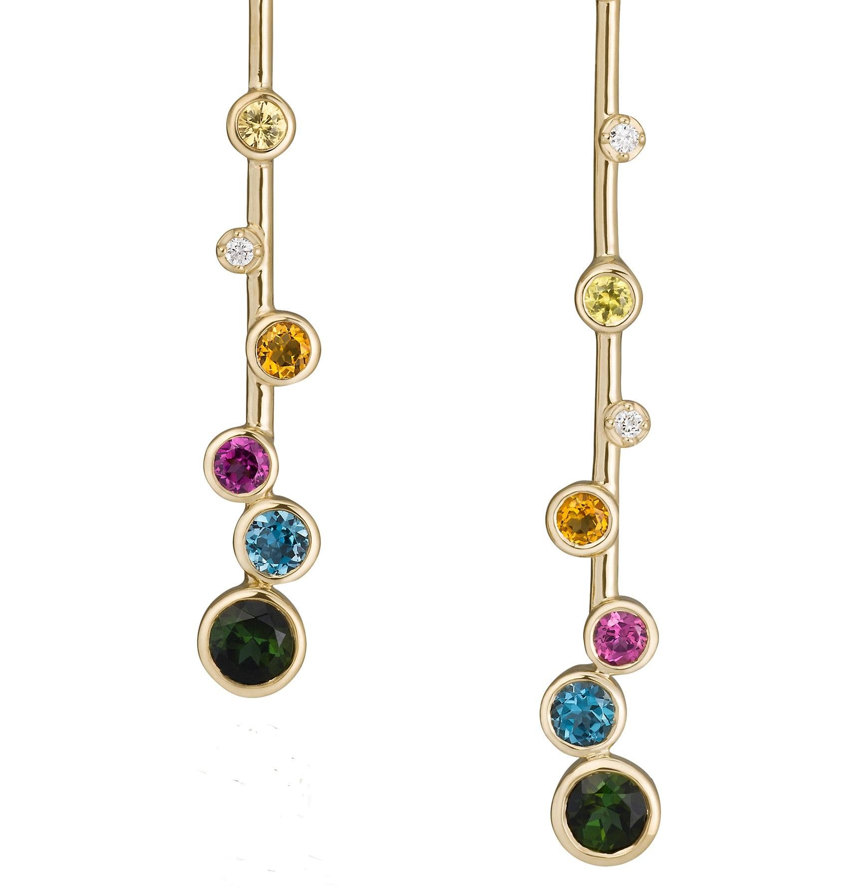 Make everyday a special day! Don't keep these earrings in your lock box - these are meant to be worn!!! They will go with almost all your outfits and they make everyday feel like a celebration of color and sparkle. Who doesn't want to feel like a