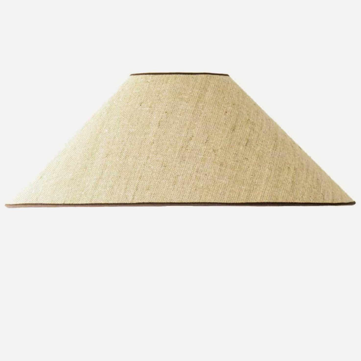 Elongated Ovoid Green Ceramic Floor Lamp with custom Lampshade by R. Houben In Good Condition For Sale In Rijssen, NL