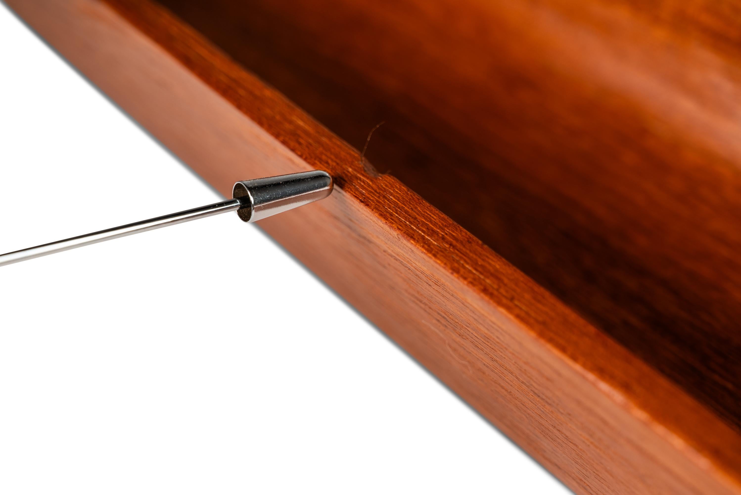 Elongated Serving Tray / Catch-All Hand-Carved from Solid Teak, c. 1970s For Sale 7