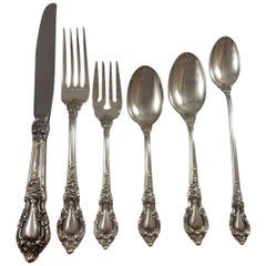 Eloquence by Lunt Sterling Silver Flatware Service Set 74 Pieces Dinner