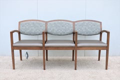 Eloquence Three Seat Tandem Guest Seating Chair by Kimball Furniture, Brand New