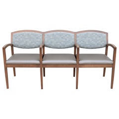 Sedia per ospiti Eloquence a tre posti in tandem di Kimball Furniture, nuova di zecca