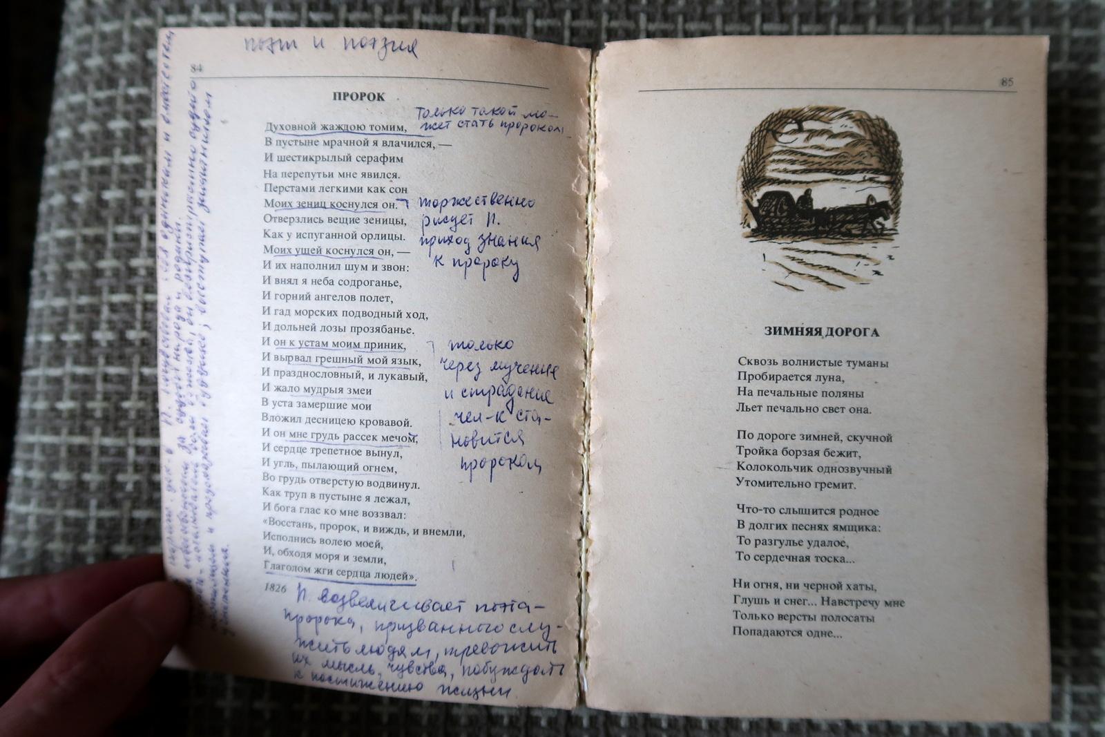 Carta Echi eloquenti: Vintage Book - La lirica russa del XIX secolo, 1J173 in vendita