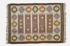 Elsa Ekholm, Carpet, Wool, Sweden, 1960s