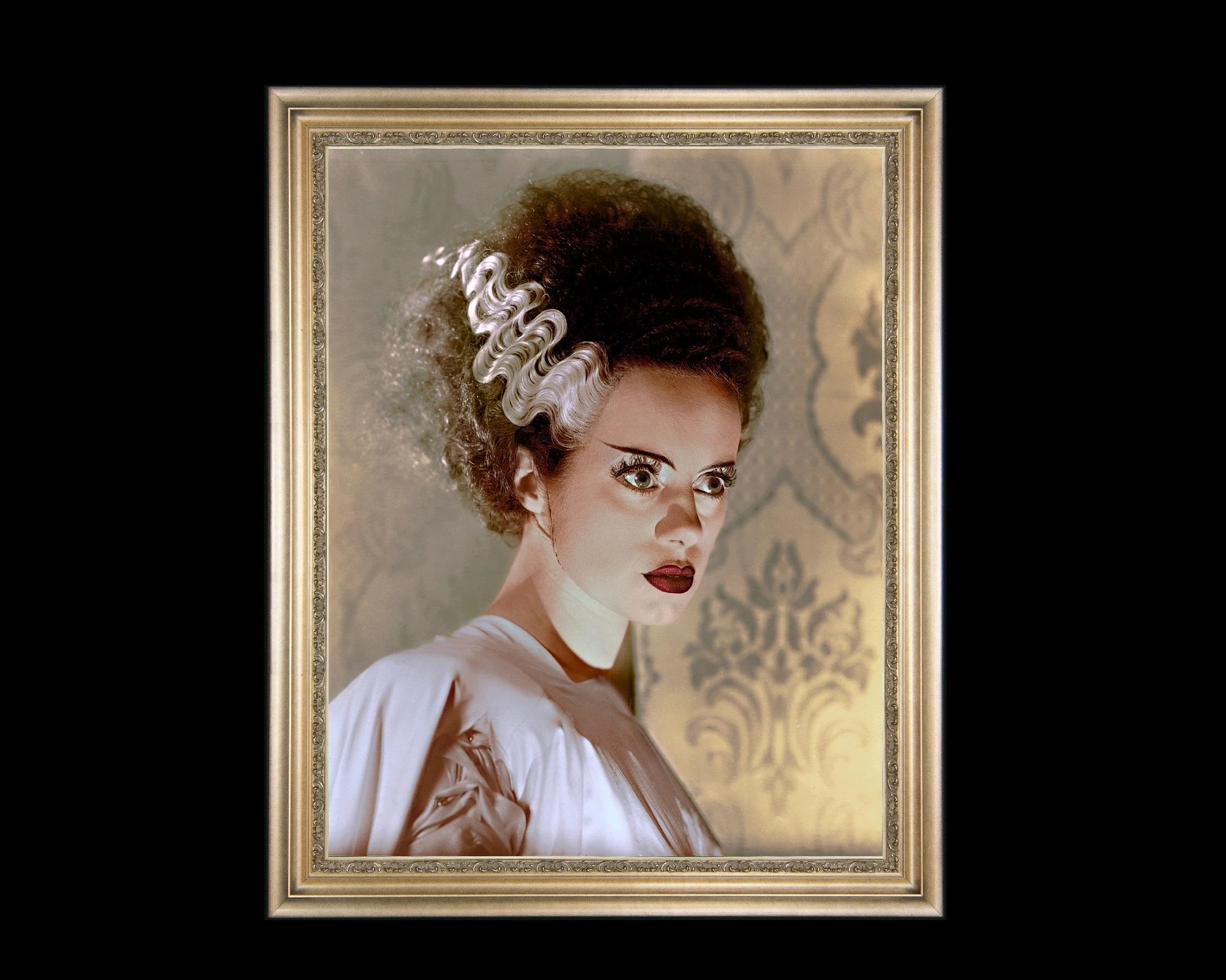 This large Hollywood Regency Oil Painting is a faithful yet nuanced reproduction portrait of 
