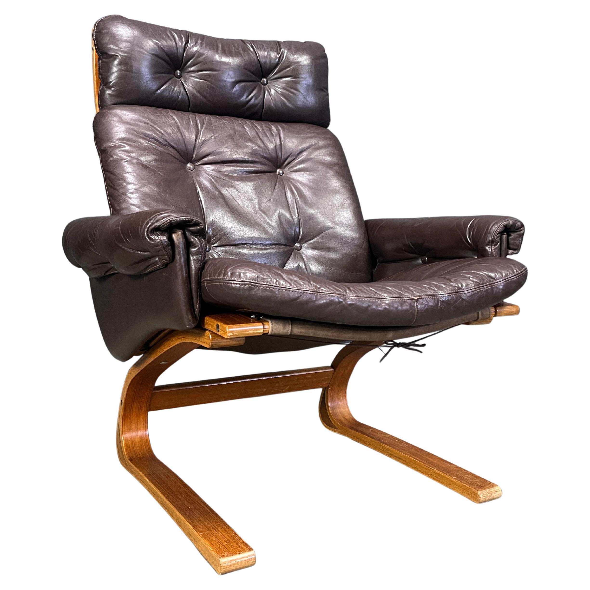 Fauteuil Elsa et Nordahl Solheim Kengu - années 1960 en vente