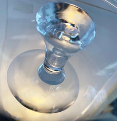 Elsa Paretti für Tiffany & Co. Crystal Jewelry Candy dish Catch-All Charger 1986