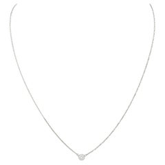 Elsa Peretti 2000's Diamond Platinum Diamonds-By-The-Yard Necklace