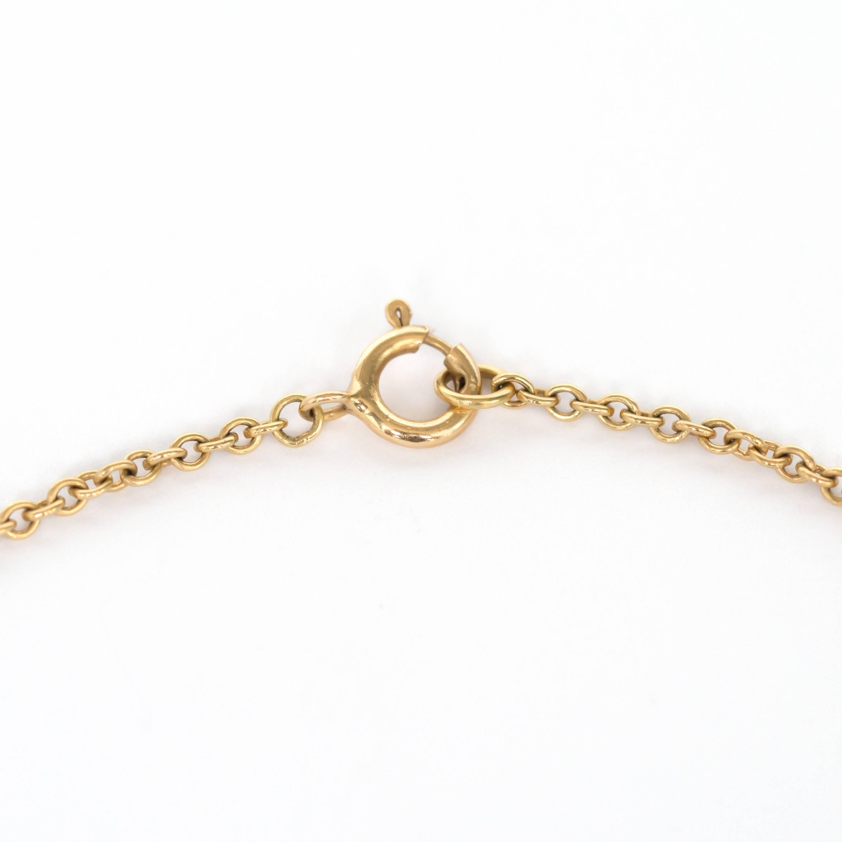 Women's or Men's Elsa Peretti by Tiffany & Co Yellow Gold Bracelet For Sale