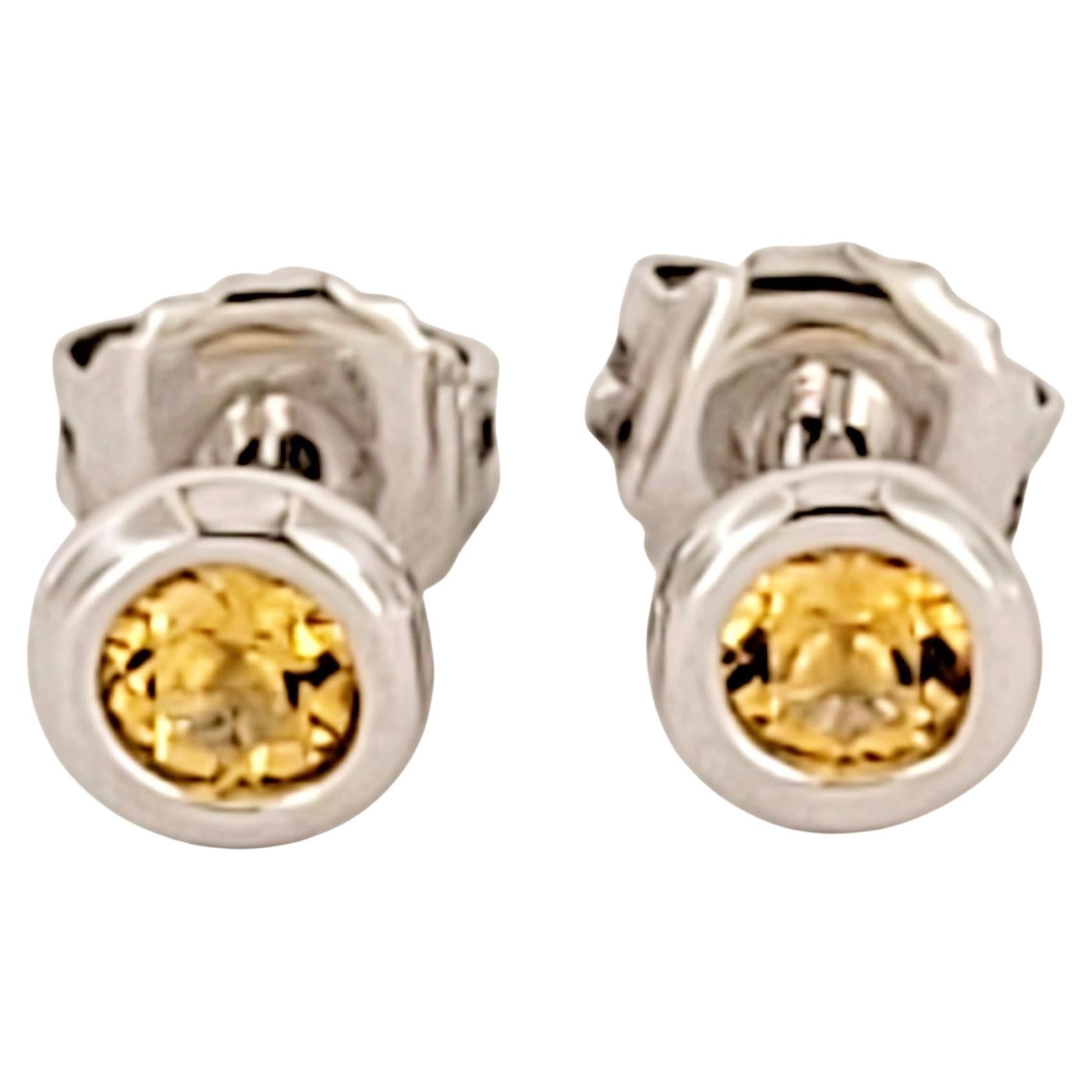 Elsa Peretti Citrine  Color by the Yard Earrings