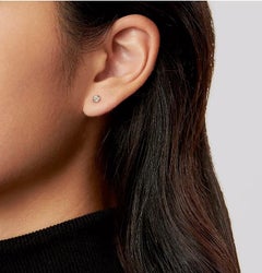 Elsa Peretti for Tiffany & Co., Diamonds By The Yard Stud Earrings