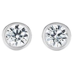 Elsa Peretti for Tiffany & Co., Diamonds By The Yard Stud Earrings