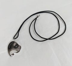 Elsa Peretti for Halston Heart Mirror Pendant