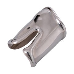 Elsa Peretti for Halston Tiffany & Co Sterling Silver Long Bone Cuff Dated 1975