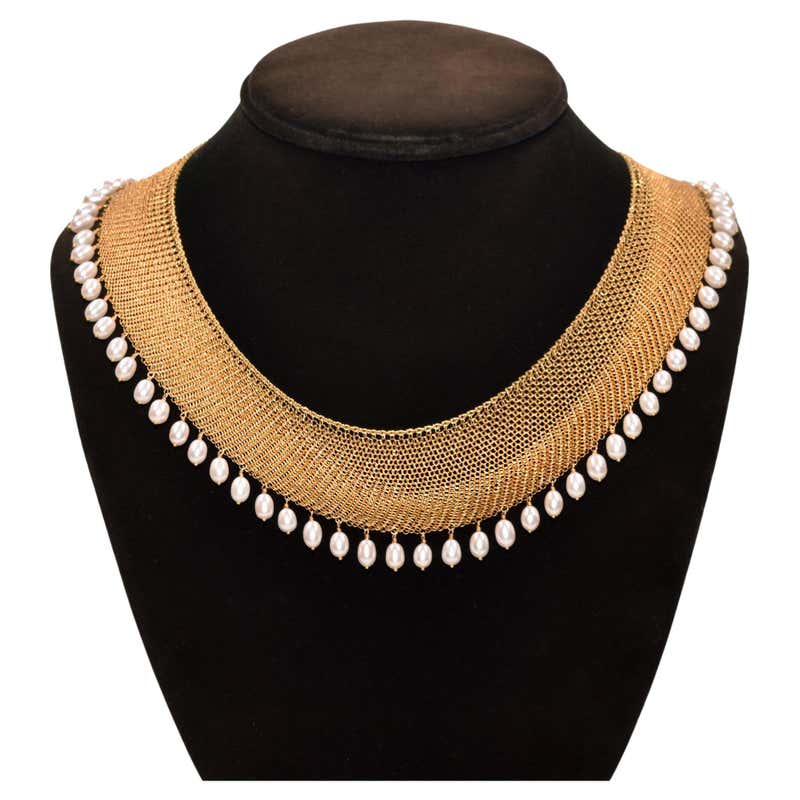 Diamond, Pearl and Antique Chain Necklaces - 10,035 For Sale at 1stDibs ...