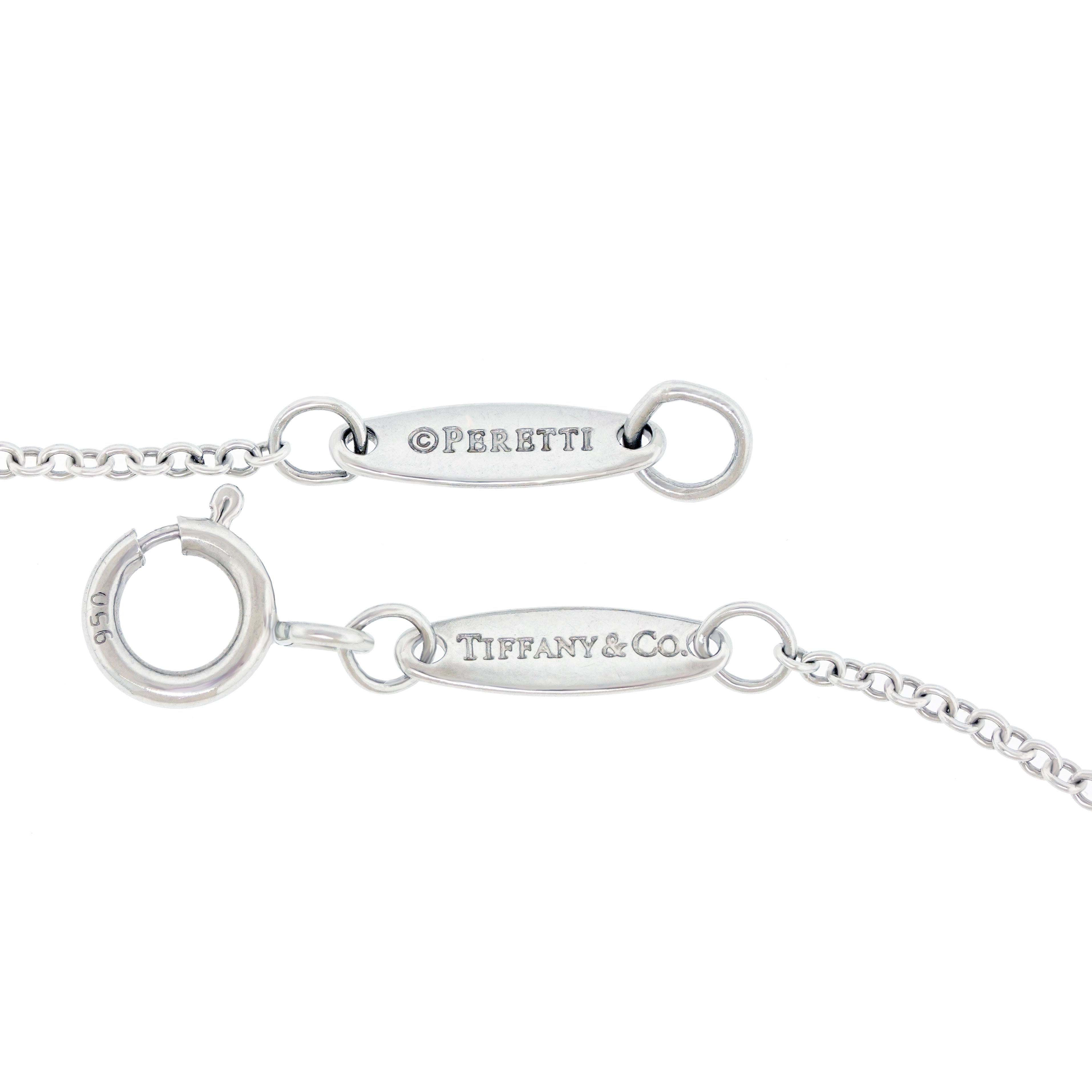 Elsa Peretti for Tiffany - Collier solitaire en diamants de 0,40 ct. Unisexe en vente