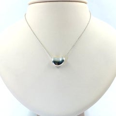 Elsa Peretti for Tiffany and Co. Sterling Silver Bean Necklace