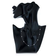 Collar Elsa Peretti for Tiffany & Co. de platino con diamantes de 1,54 ct por metro