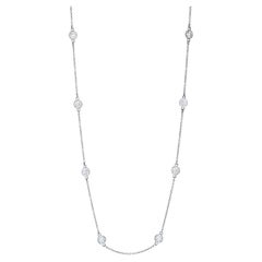 Elsa Peretti for Tiffany & Co. 1.54ct Diamonds by the Yard Necklace in Platinum