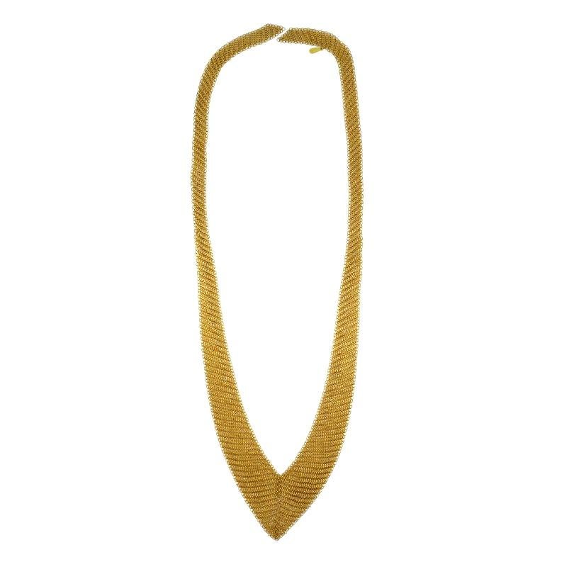 Women's Elsa Peretti for Tiffany & Co. 18k Gold Mesh Necklace