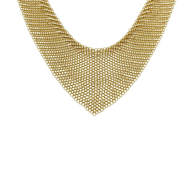 Elsa Peretti for Tiffany & Co. 18k Gold Mesh Necklace 1