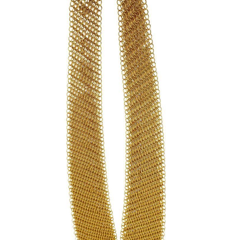 Elsa Peretti for Tiffany & Co. 18k Gold Mesh Necklace 2