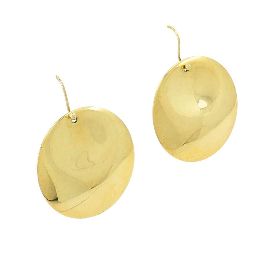 Women's Elsa Peretti for Tiffany & Co. 18k Gold Round Hook Earrings