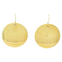 Elsa Peretti for Tiffany & Co. 18k Gold Round Hook Earrings