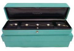 Elsa Peretti For Tiffany. Co 18k Gold With Five Freshwater Cultured Pearls