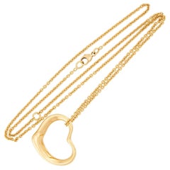 ELSA PERETTI FOR TIFFANY & CO. 18k Open Heart Pendant Necklace