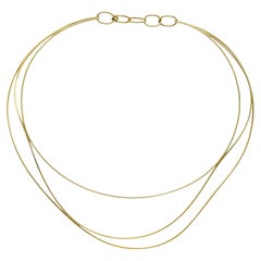 Collana "Wave" di Elsa Peretti per Tiffany & Co. in oro giallo 18 carati