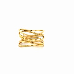 Elsa Peretti for Tiffany & Co., 18K Yellow Gold Wave Ring