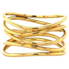 Elsa Peretti for Tiffany & Co., 18K Yellow Gold Wave Ring