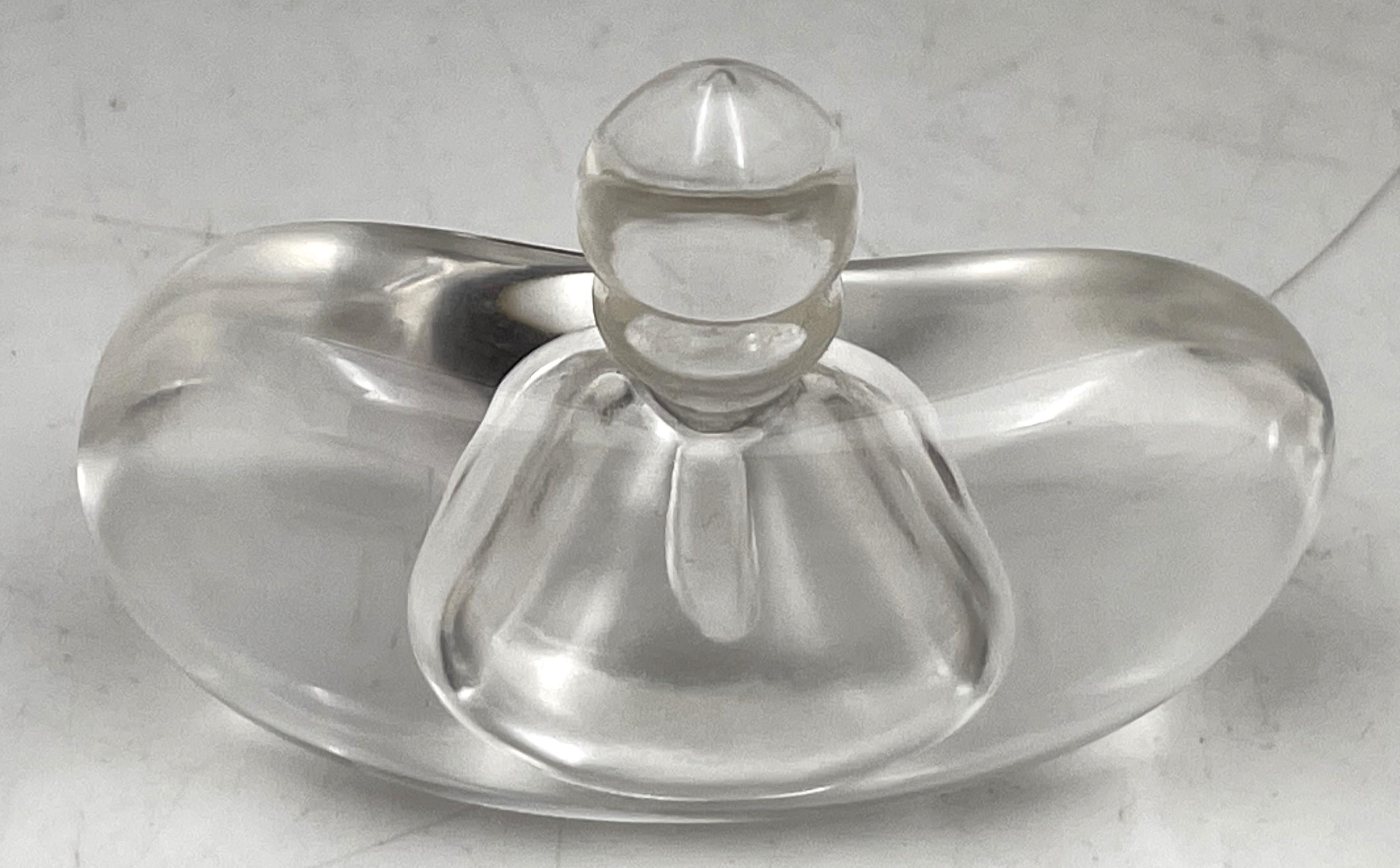Elsa Peretti for Tiffany & Co. 1981 Rock Crystal Limited Edition Perfume Bottle In Good Condition For Sale In New York, NY