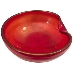 Elsa Peretti for Tiffany & Co. Art Glass Thumbprint Bowl