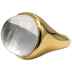 Elsa Peretti for Tiffany & Co. Cabochon Rock Crystal Ring