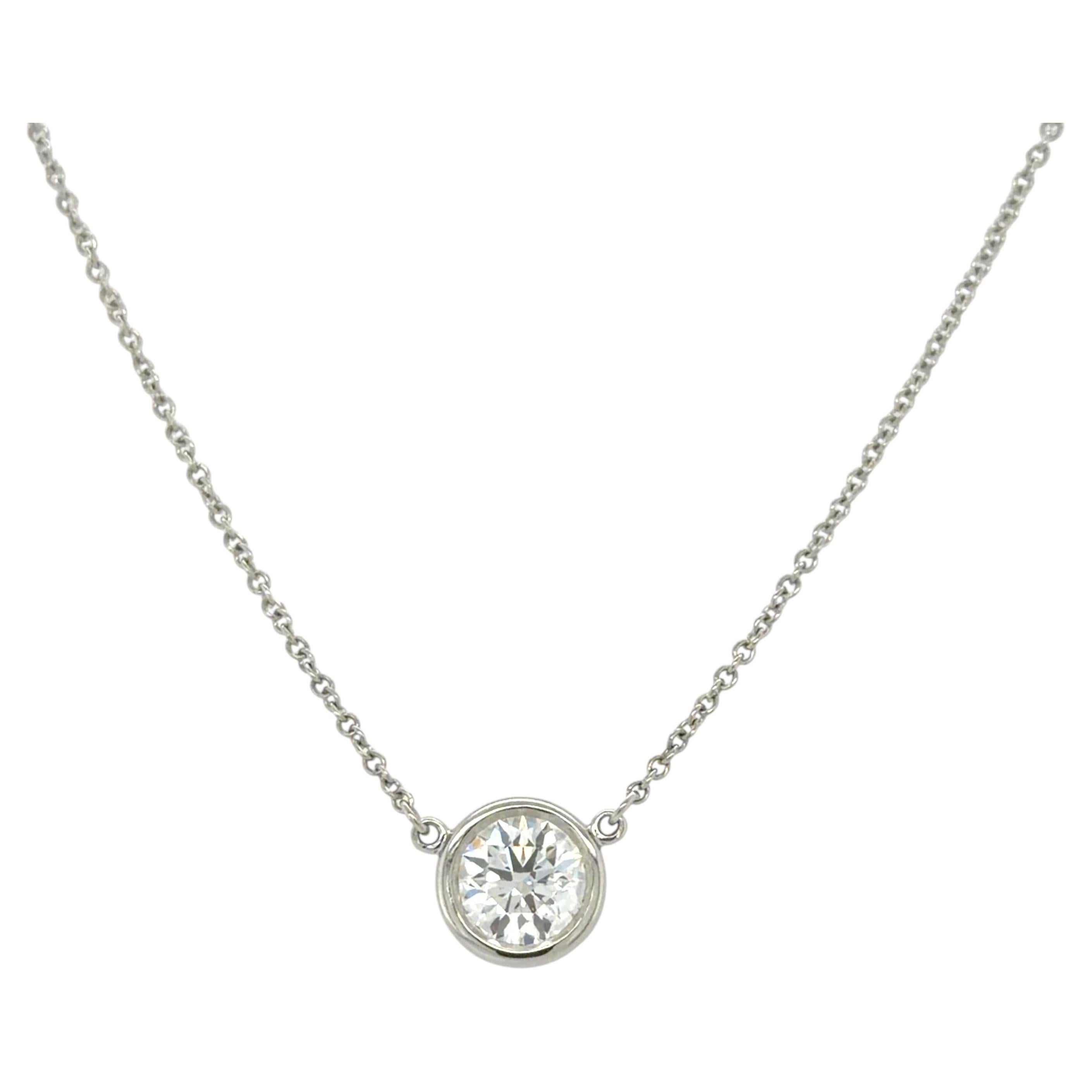 Elsa Peretti for Tiffany & Co. Collana “Diamond By The Yard” in platino in vendita