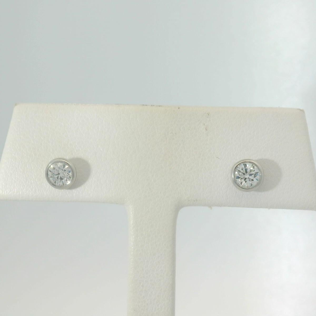 Brilliant Cut Elsa Peretti for Tiffany & Co Diamond Studs