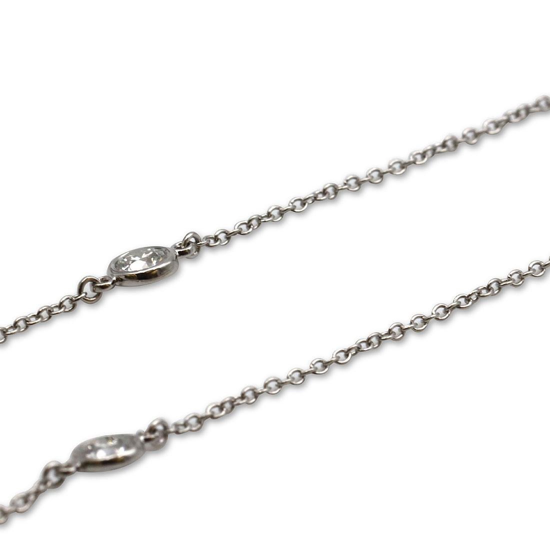 Women's or Men's Elsa Peretti for Tiffany & Co. Diamonds by The Yard Necklace