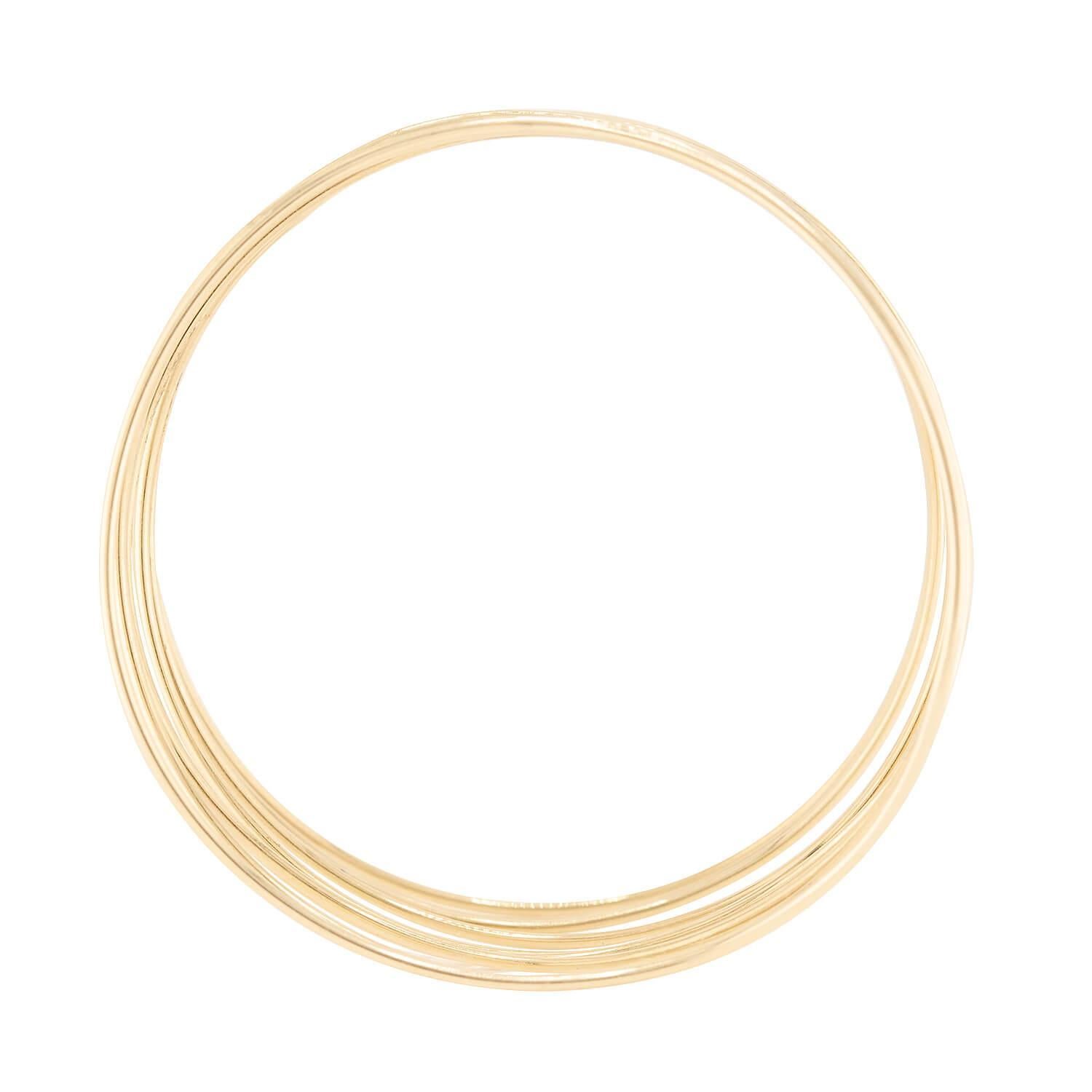 Modern ELSA PERETTI for TIFFANY & CO. Estate 18k Wave Nine-Row Bracelet For Sale