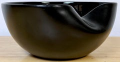 Elsa Peretti for Tiffany & Co  Glazed & Unglazed Black Bowl, C. 1990s