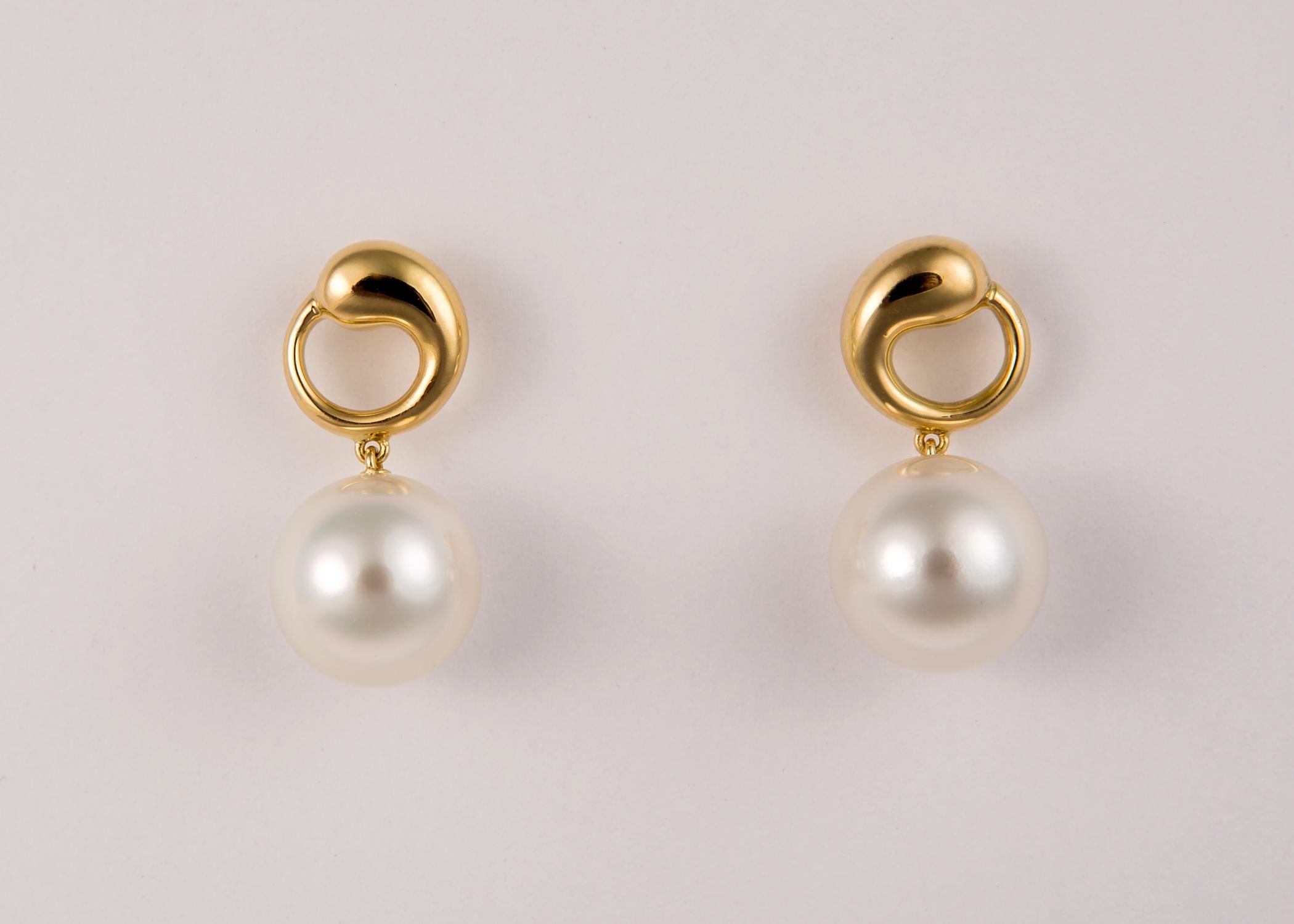 tiffany pearl earrings