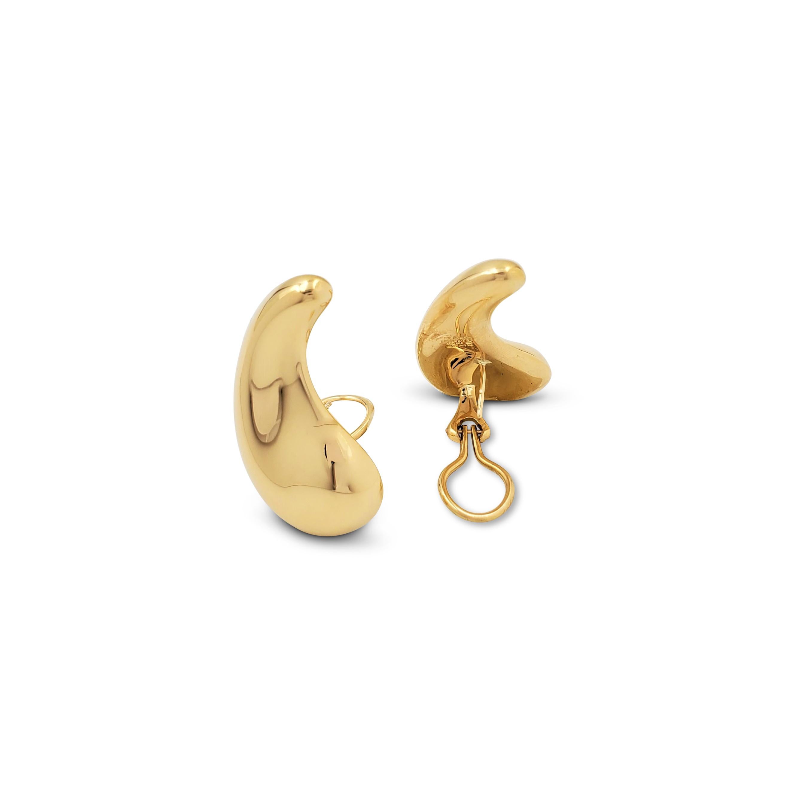 Elsa Peretti für Tiffany & Co. Gold-Ohrringe 