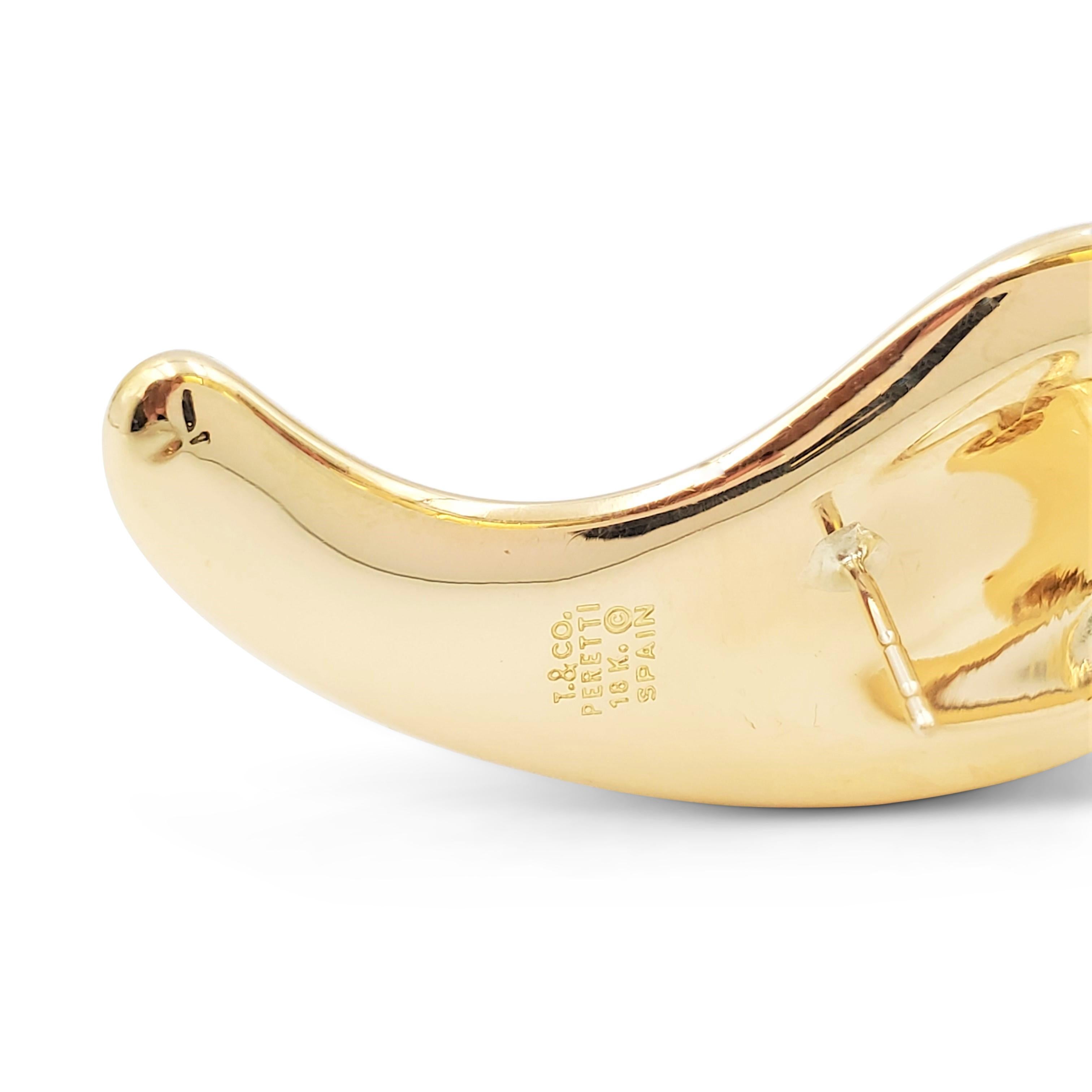 Elsa Peretti für Tiffany & Co. Gold-Ohrringe 