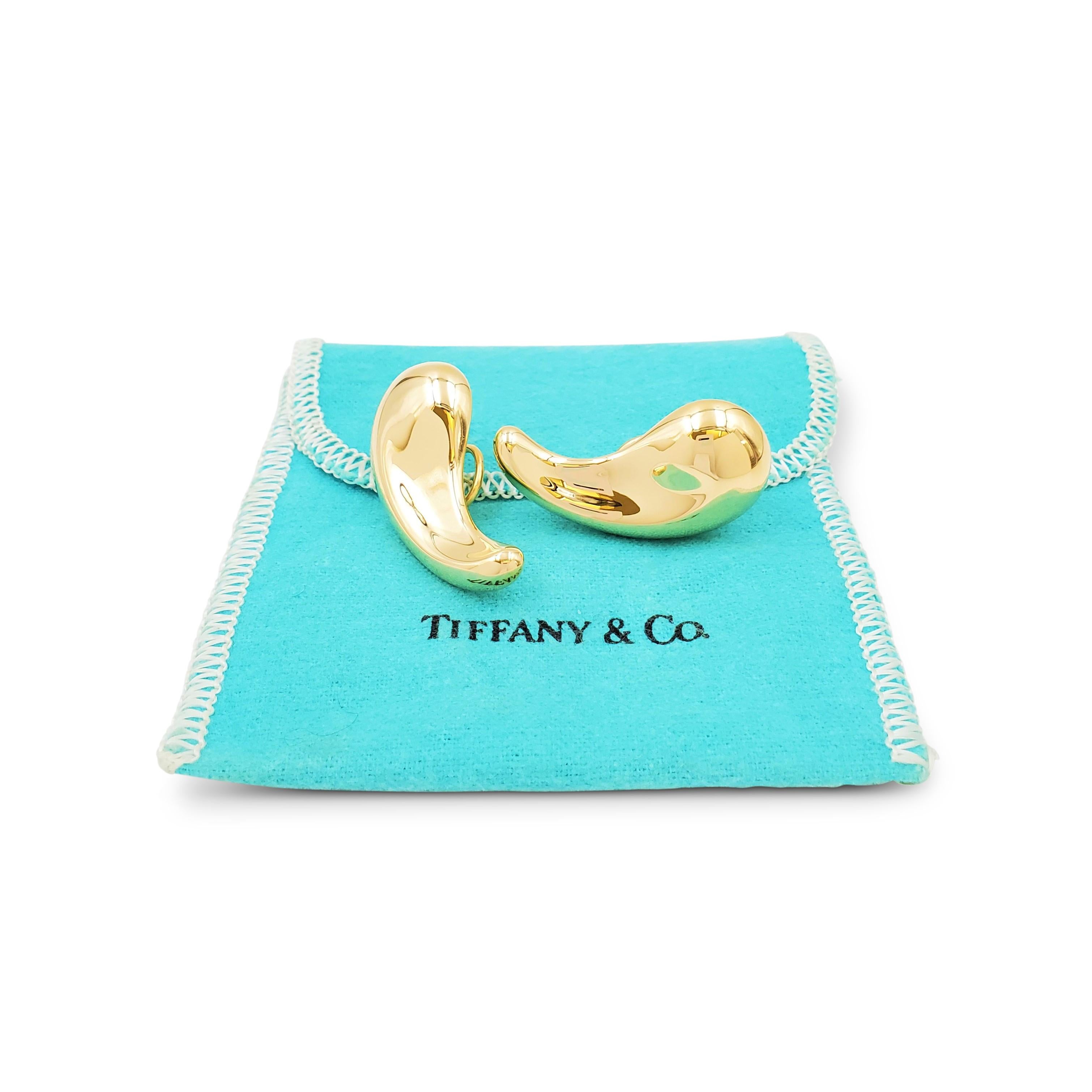 Elsa Peretti für Tiffany & Co. Gold-Ohrringe 