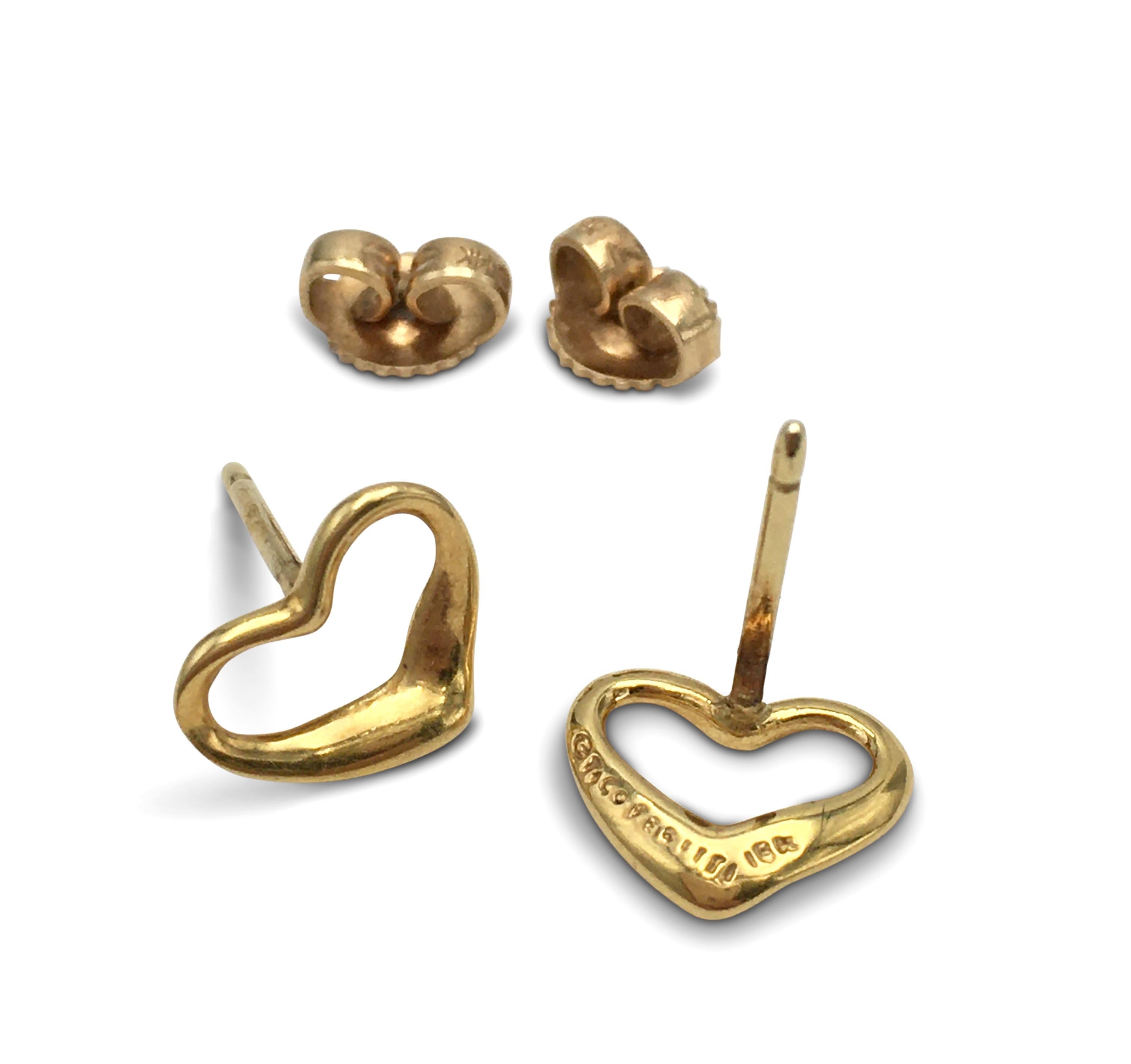 elsa peretti open heart earrings