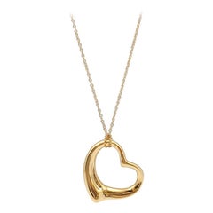 Elsa Peretti for Tiffany & Co. 'Open Heart' Yellow Gold Pendant Necklace